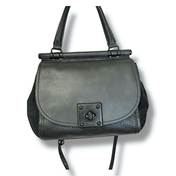 Coach Suede & Leather Drifter Multiway Bag - Picture 4 of 10